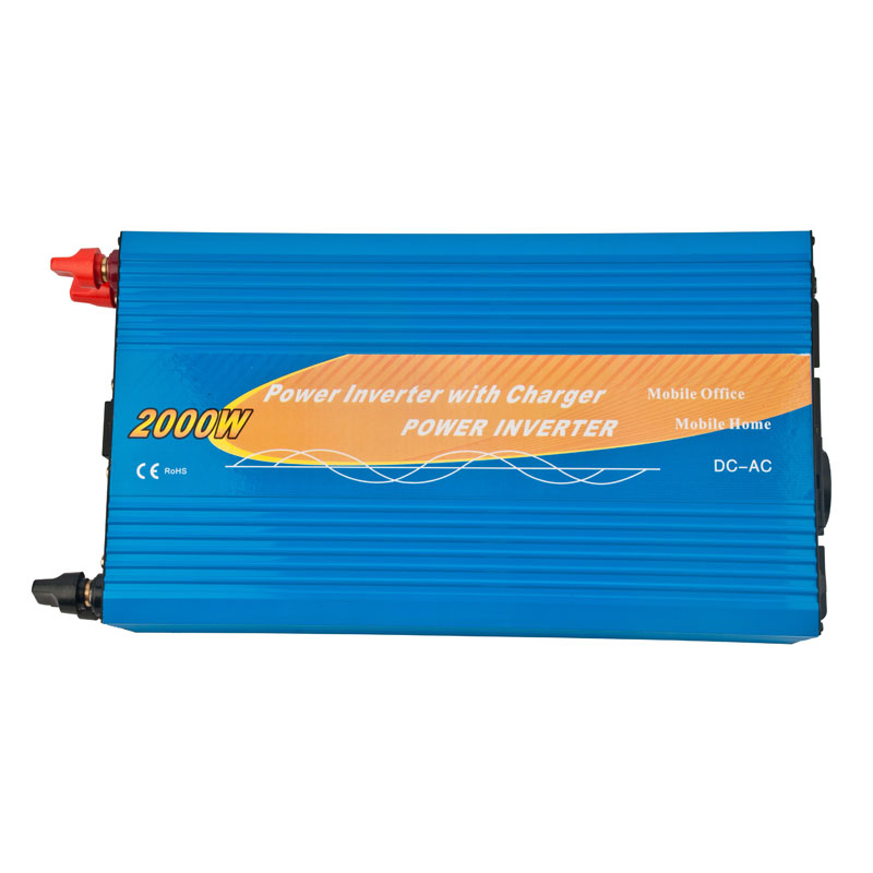 2000w inverter med batterilader