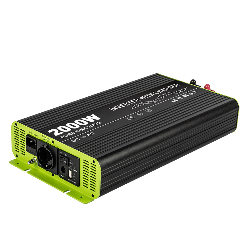 2000w Pure Sine Wave Inverter med lader