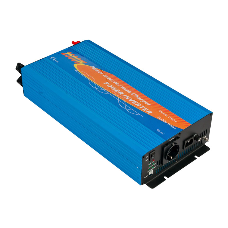 2500w inverter med batterilader