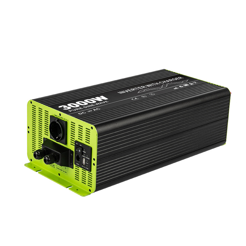 3000W Pure Sine Wave Inverter med lader