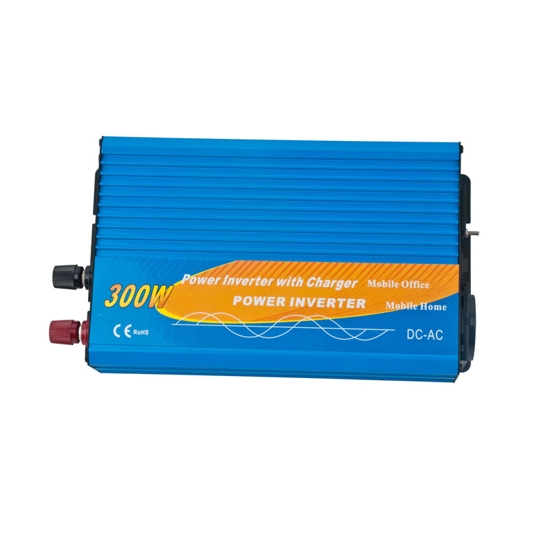 300w inverter med batterilader