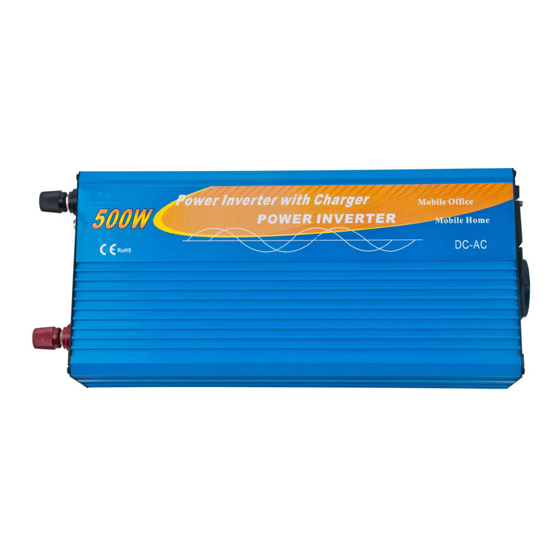 500w inverter med batterilader