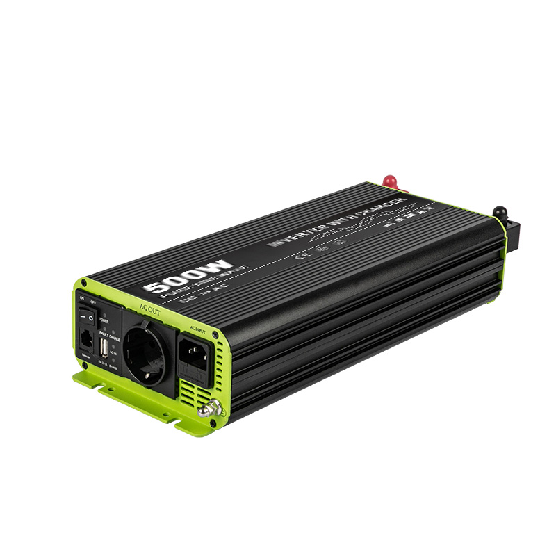 500w Pure Sine Wave Inverter med lader