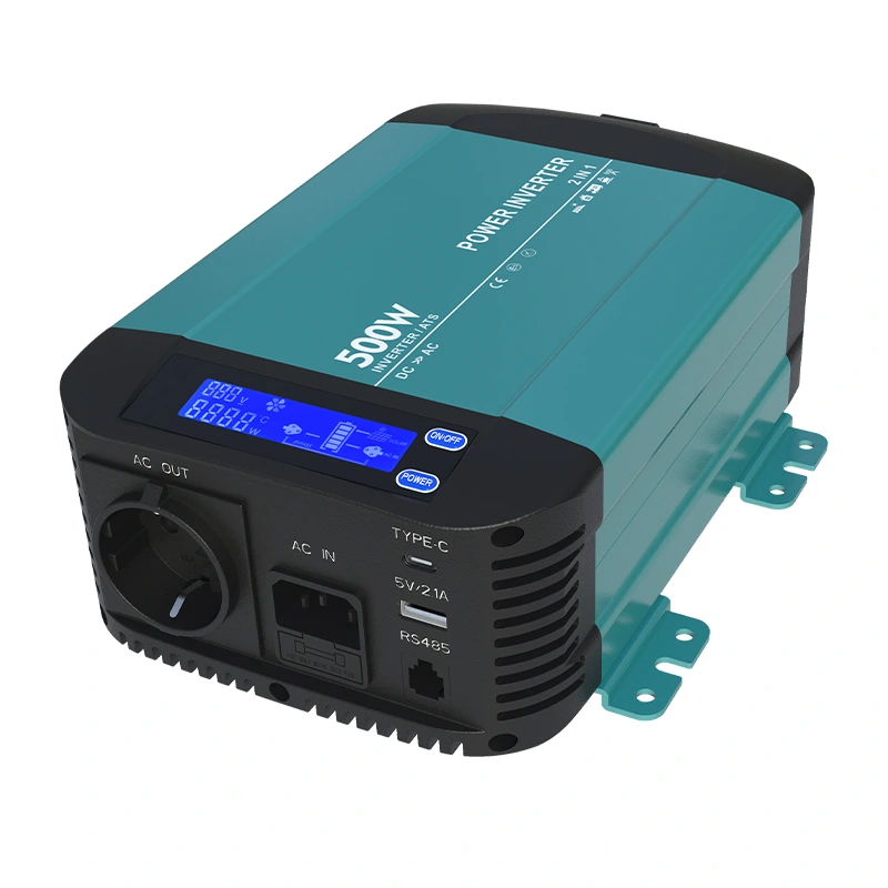 500w Pure Sine Wave Inverter Med Bypass Funksjon HK500PT 500w Pure Sine Wave Inverter Med Bypass Funksjon HK500PT