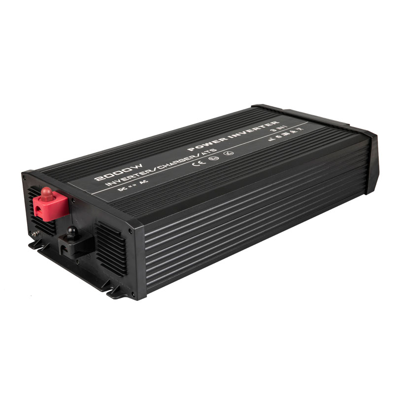 Ny design 2000w inverter med batterilader